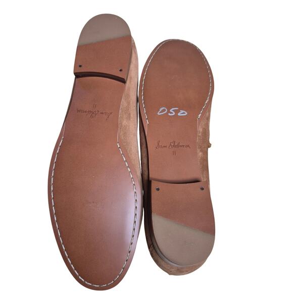 Sam Edelman Cyprus Brown Suede Leather Loraine Horse Bit Loafers Shoes 11 M NEW - Picture 5 of 6